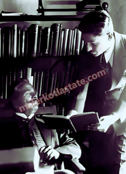 Zulfiqar Ali Khan with Alama Iqbal