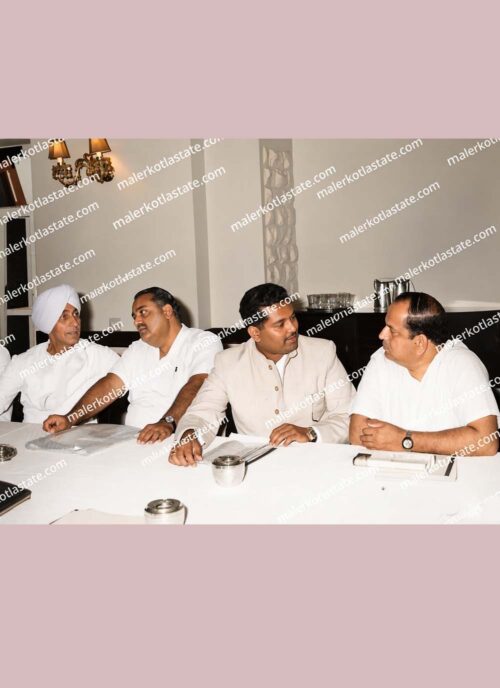 Nawab Iftikhar Ali Khan with Urdu Poets