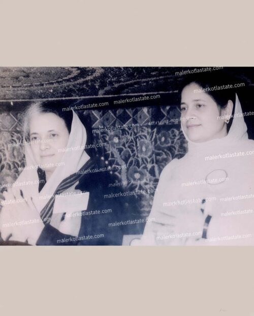 Sajida Begum and Indira Gandhi